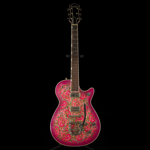 Gretsch Custom Shop Masterbuilt Stephen Stern G6128-JR Duo Jet Jr. Relic Pink Paisley Front