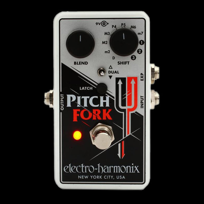 Electro-Harmonix Pitch Fork Polyphonic Pitch Shift Pedal Front