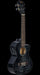 Lanikai QM-BKCET Quilted Maple Black Stain Tenor Front Left Angled