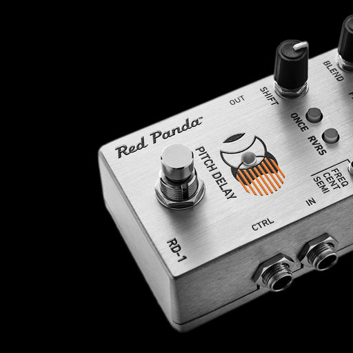 Red Panda RD-1 Pitch Delay Pedal Closeup