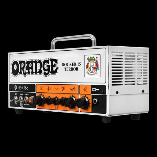 Orange Rocker 15 Terror 15-watt 2-channel Tube Guitar Amp Head Front Angle