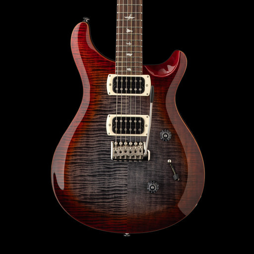 PRS SE Custom 24 Floyd Charcoal Cherry Burst Front Crop