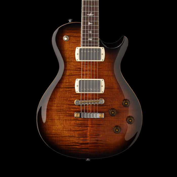 PRS SE McCarty Singlecut 594 Black Gold Sunburst Front Crop