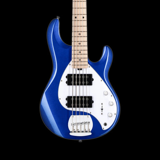 Sterling by Music Man SUB Series StingRay 5 HH Cobra Blue Front Crop