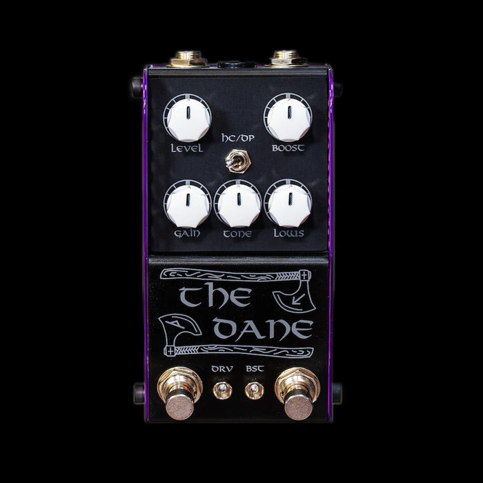 Thorpy FX The Dane Mk II Overdrive Boost Peter "Danish Pete" Honore Signature Pedal Front 