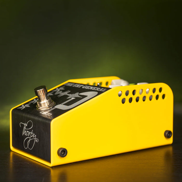 Thorpy FX The Fat General Parallel Compressor V2 Guitar Pedal Left Angle Side