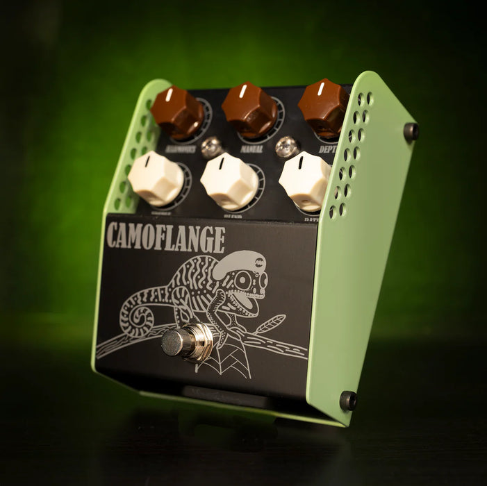 Thorpy FX Camoflange Flanger Guitar Pedal Front Angle