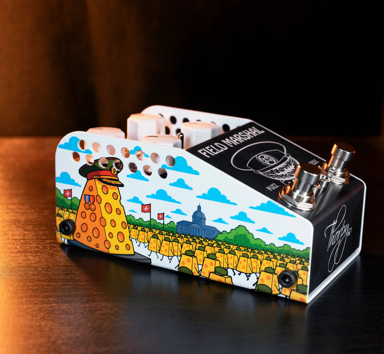 Thorpy FX The Field Marshall Fuzz Guitar Effect Pedal Side