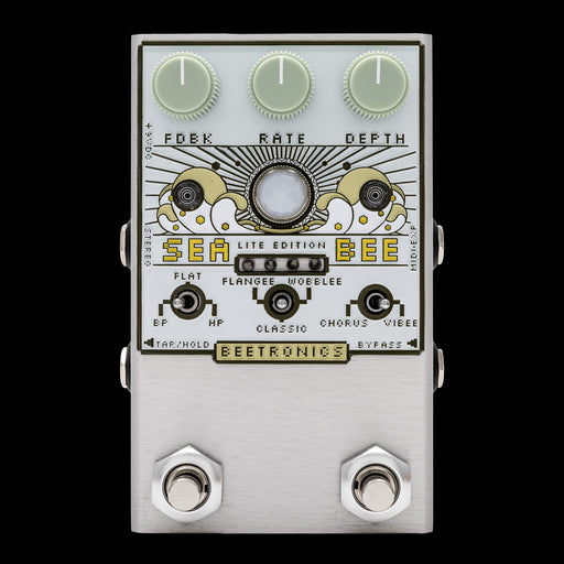 Beetronics FX Seabee Lite Chorus/Vibrato Modulation Peda -  Cream Front