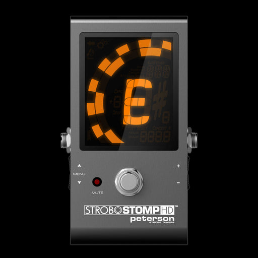 Peterson SS-HD StroboStomp HD Tuner Pedal Front Orange