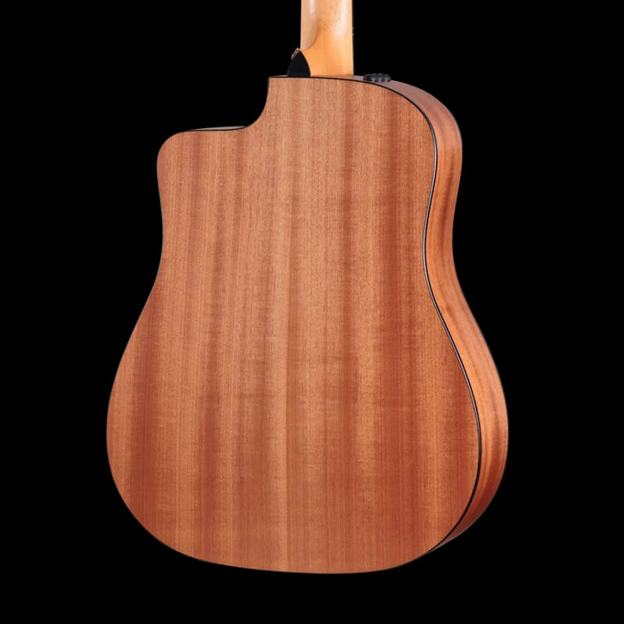 Taylor 150ce Doce Doble 12-String Natural Acoustic Electric Guitar Back Crop