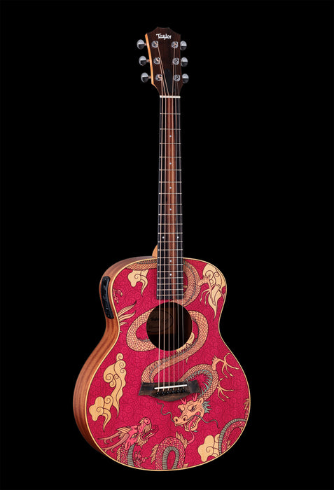 Taylor GS Mini-e Special Edition Dragon Acoustic Electric Guitar Front Right