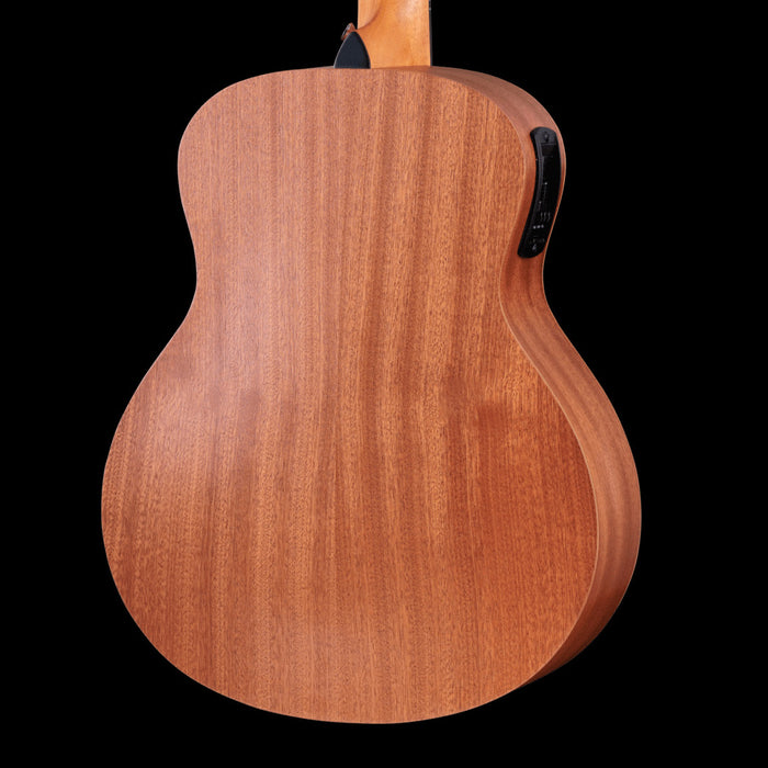 Taylor GS Mini-e White Acoustic Electric Guitar Back Crop