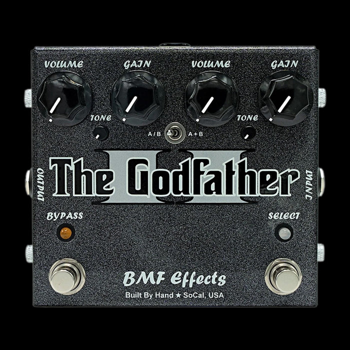 BMF Effects The Godfather II Dual Overdrive Guitar Pedal Front