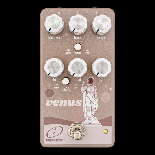 Crazy Tube Circuits Venus Overdrive Pedal Front