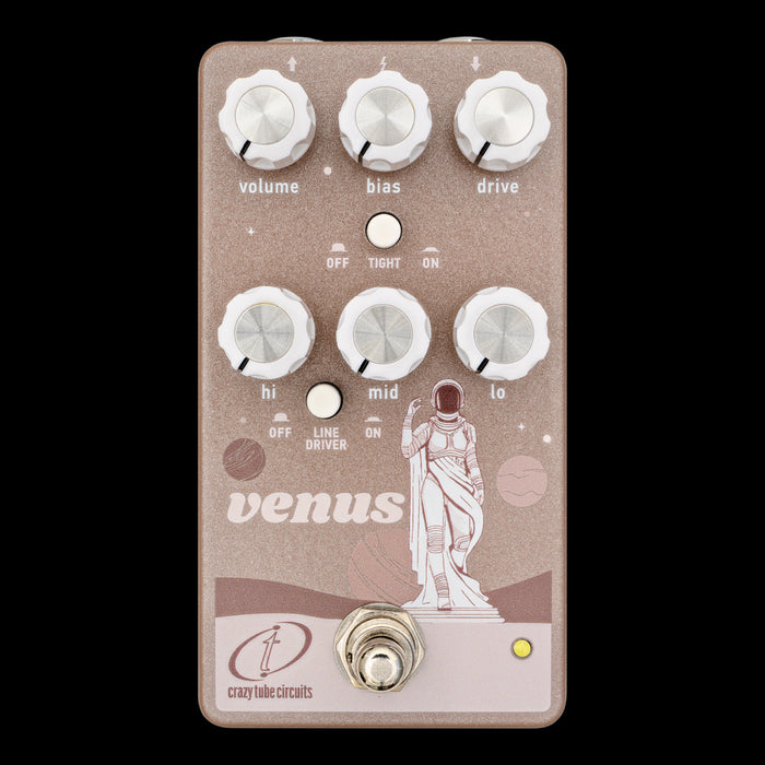 Crazy Tube Circuits Venus Overdrive Pedal Front