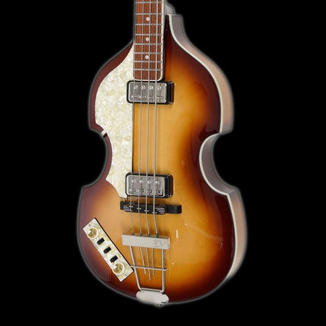 Hofner Contemporary Violin Bass Left-Handed - Sunburst - HCT-500/1L-SB-O Front Crop