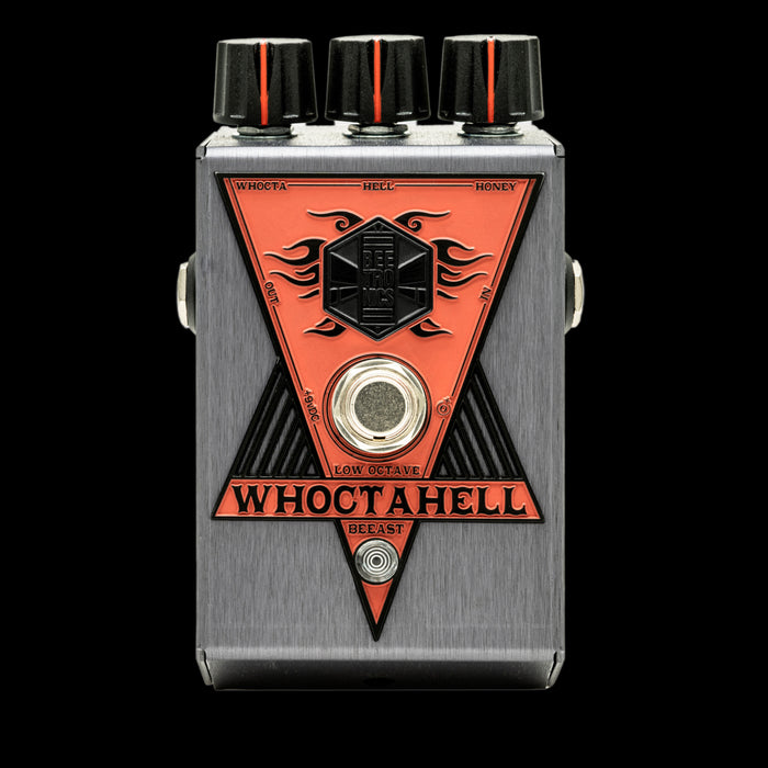 Beetronics Whoctahell  Low Octave Beeast Octave Fuzz Pedal Front