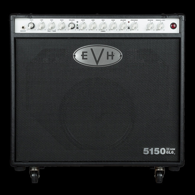 EVH 5150III 50W 6L6 1x12 Combo Black Guitar Amp Combo Front