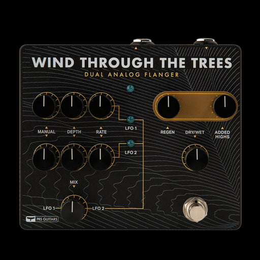 PRS Wind Through The Trees Dual Flanger Guitar Effect Pedal Front 
