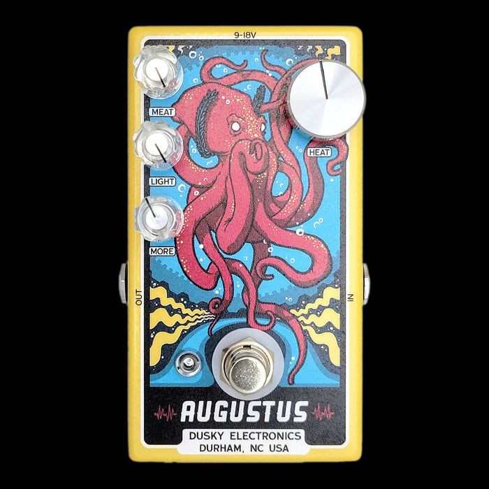 Dusky Electronics Augustus Octave Fuzz Pedal Front 