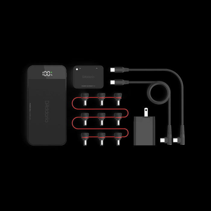 D'Addario XPND Pedal Power Battery Kit All Parts