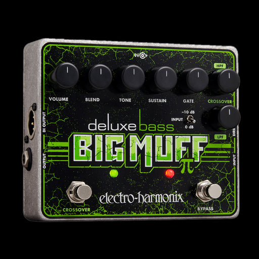Electro-Harmonix Deluxe Bass Big Muff Pi Fuzz Pedal Front 