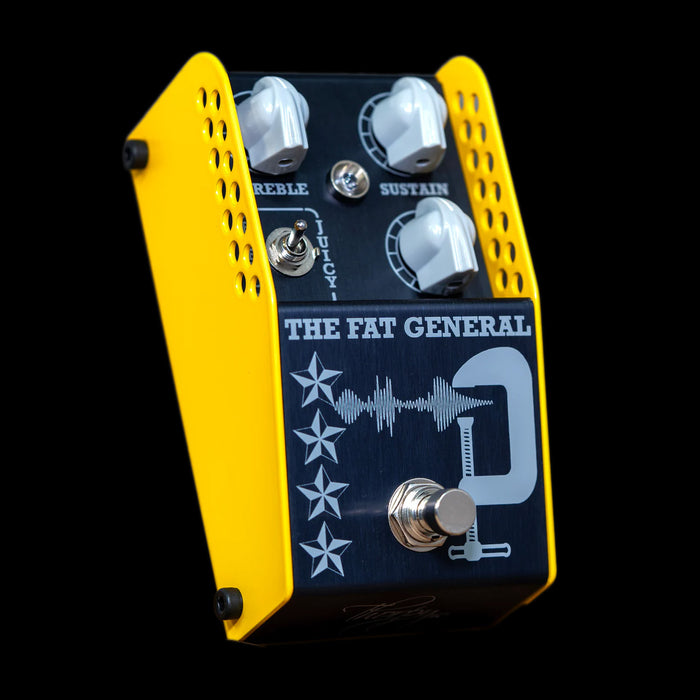 Thorpy FX The Fat General Parallel Compressor V2 Guitar Pedal Angle