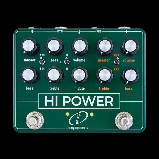 Crazy Tube Circuits Hi Power Dual Overdrive Pedal