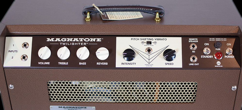 Magnatone Twilighter 1x12 Guitar Amp Combo Front Panel
