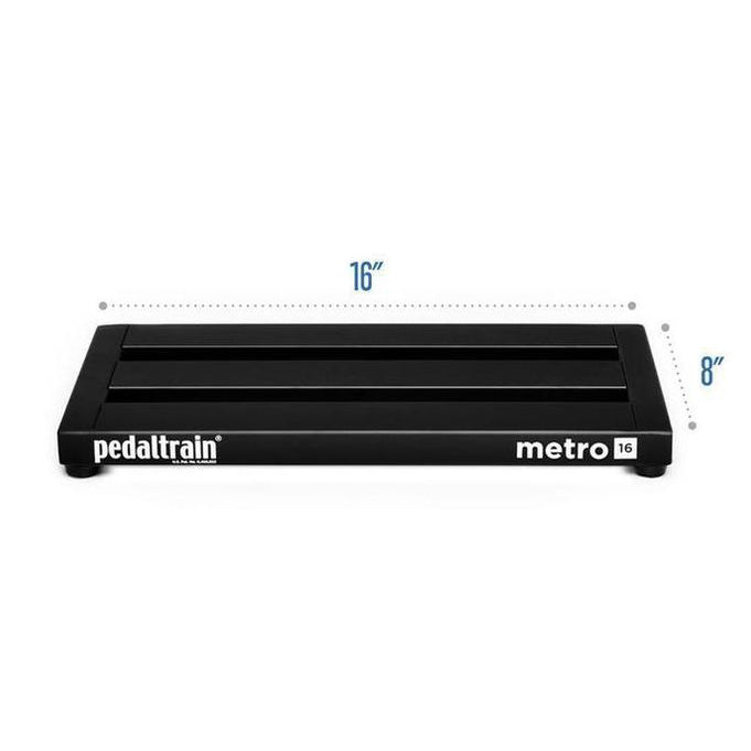 Pedaltrain  PT-M16-SC  Metro 16 16” X 8” Pedalboard Dimensions
