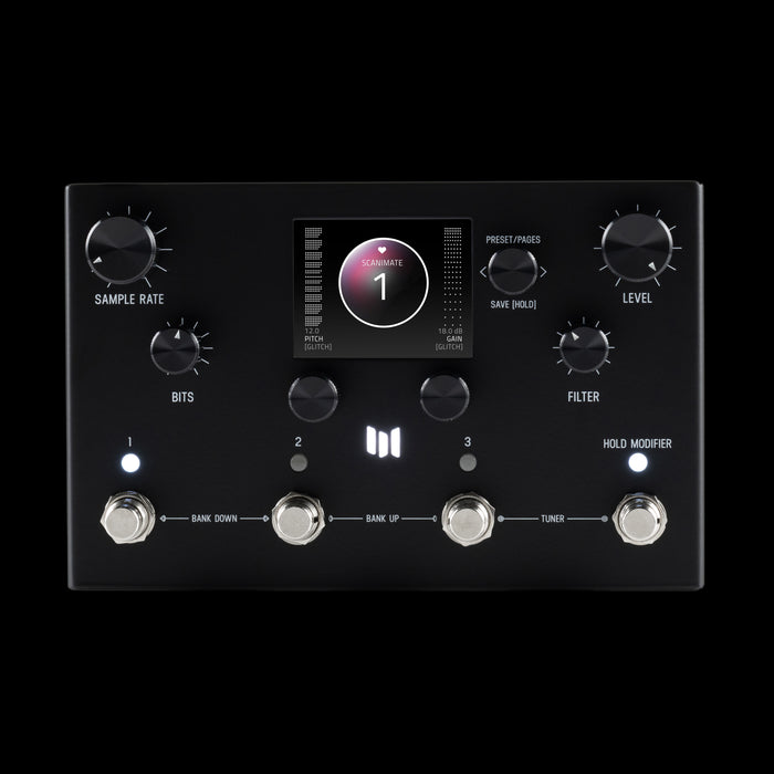Meris Ottobit X 80's Texture Engine Multi-Modulation Pedal Front 