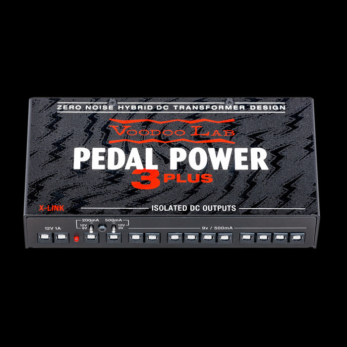 Voodoo Lab PP3P Pedal Power 3 PLUS High Current 12-Output Isolated Power Supply Front Angle