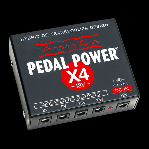 Voodoo Lab PPX4-18V Pedal Power X4-18V Isolated Power Supply Right Angle