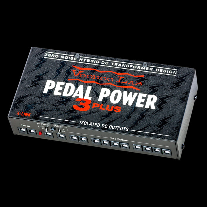 Voodoo Lab PP3P Pedal Power 3 PLUS High Current 12-Output Isolated Power Supply Left Angle