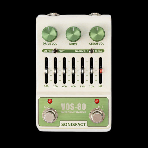 Sonisfact VOS-80 Overdrive Station Nashville & Texas Overdrive Pedal Front 