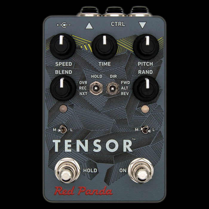 Red Panda Tensor Tape Delay Time Warp Guitar Effect Pedal Front
