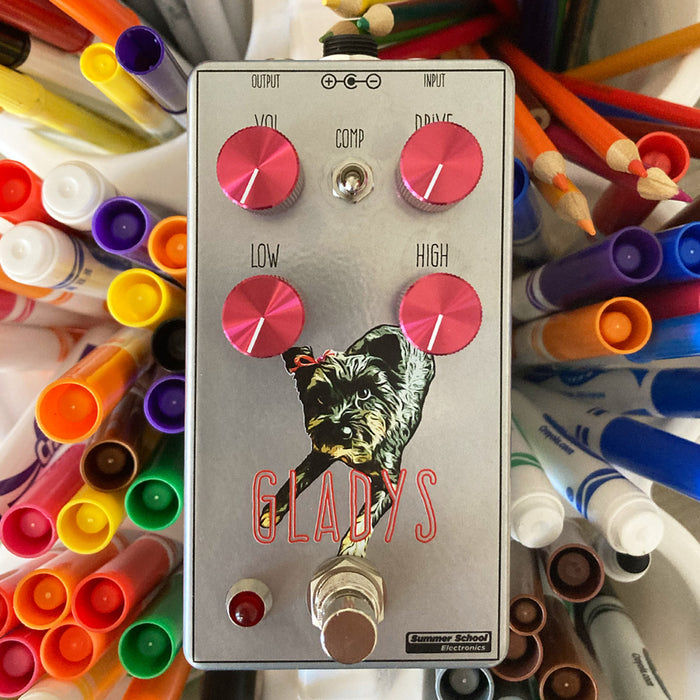 Summer School Electronics Gladys V2 Overdrive Pedal Markers