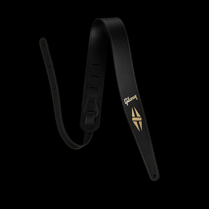 Gibson The Split-Diamond Strap Black - ASSD-BLK Front 