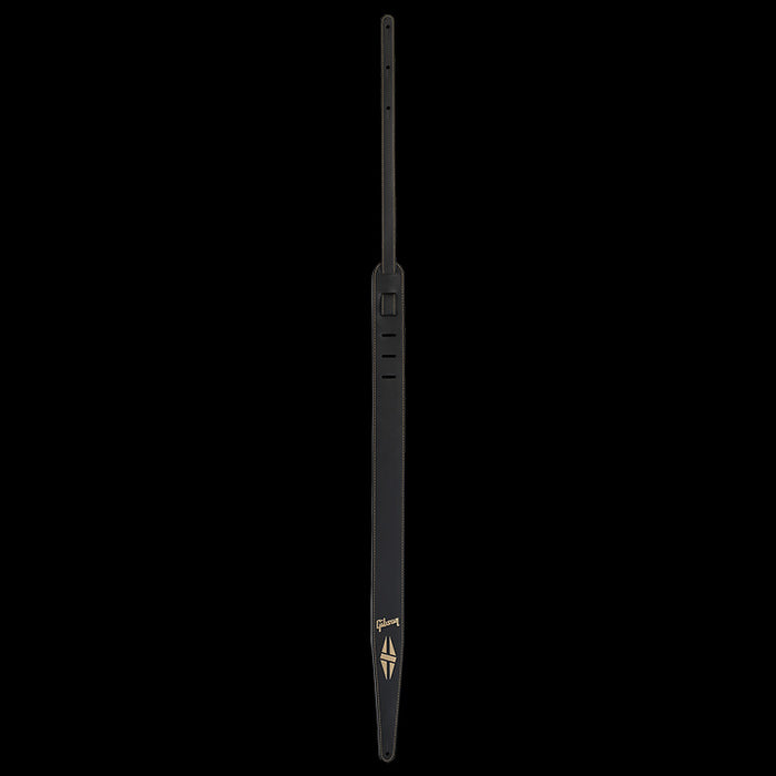 Gibson The Split-Diamond Strap Black - ASSD-BLK Front Length