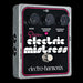 Electro-Harmonix Stereo Electric Mistress Chorus Flanger Guitar Pedal Front Angle
