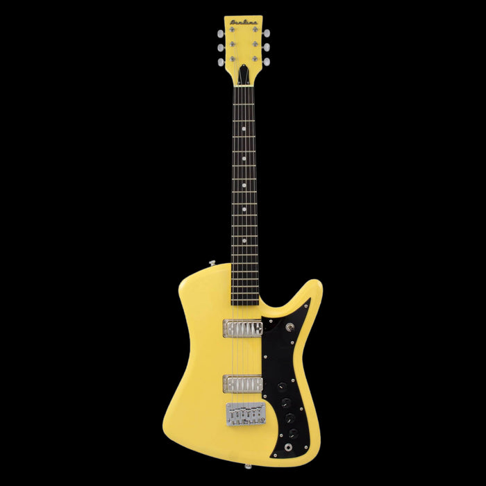 Eastwood Airline Bighorn Electric Guitar  - TV Yellow Front 