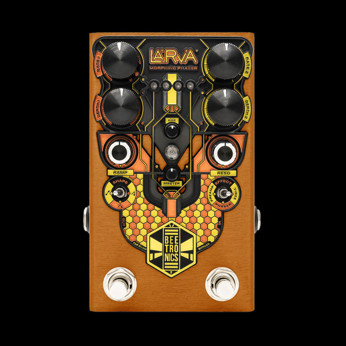 Beetronics Larva Morphing Phaser Pedal Front