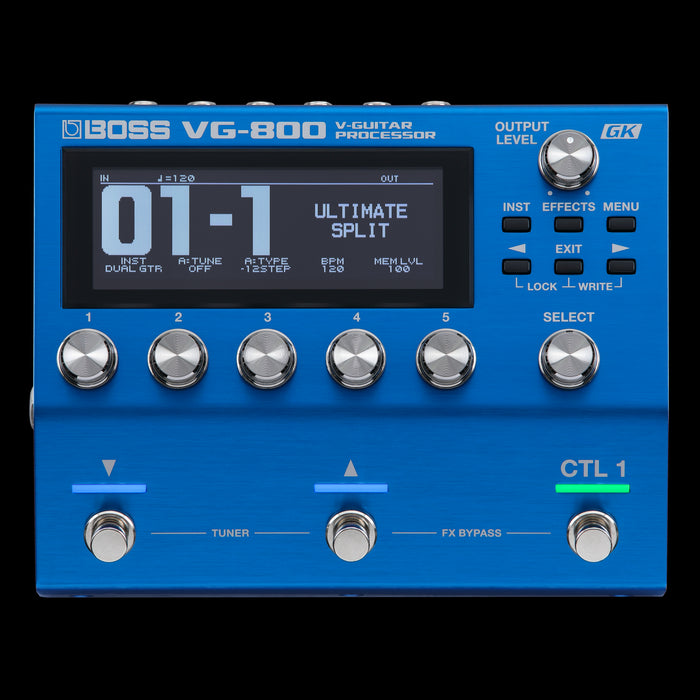 Boss VG-800 V-Guitar Processor Pedal Front