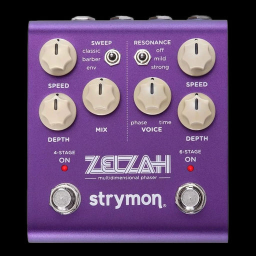 Strymon Zelzah Multidimensional Phaser Guitar Effect Pedal Front