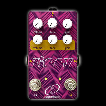 Crazy Tube Circuits Ziggy v2 Overdrive/Distortion Guitar Effect Pedal