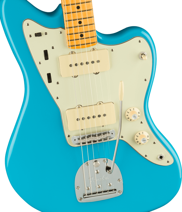 Fender American Professional II Jazzmaster Miami Blue Electric Guitar With Case
