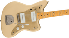 Squier 40th Anniversary Jazzmaster®, Vintage Edition, Maple Fingerboard, Gold Anodized Pickguard, Satin Desert Sand Electric Guitars