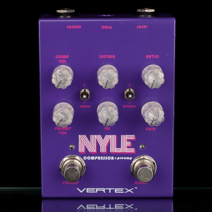 Used Vertex Nyle Compressor Preamp Guitar Effect Pedal