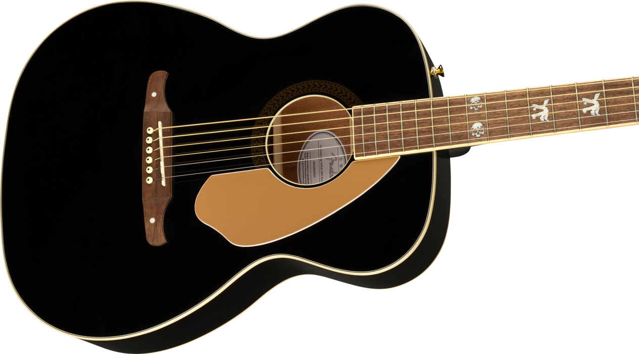 Fender Tim Armstrong 10th Anniversary Hellcat Walnut Fingerboard Black Acoustic Guitar